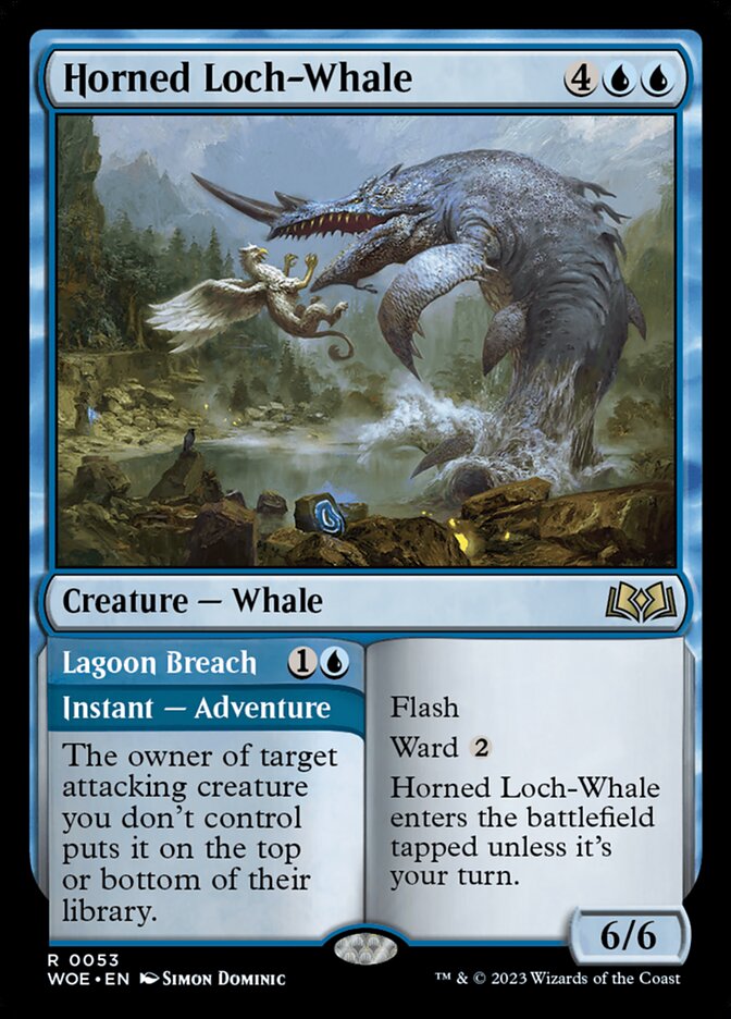 Horned Loch-Whale Magic The Gathering