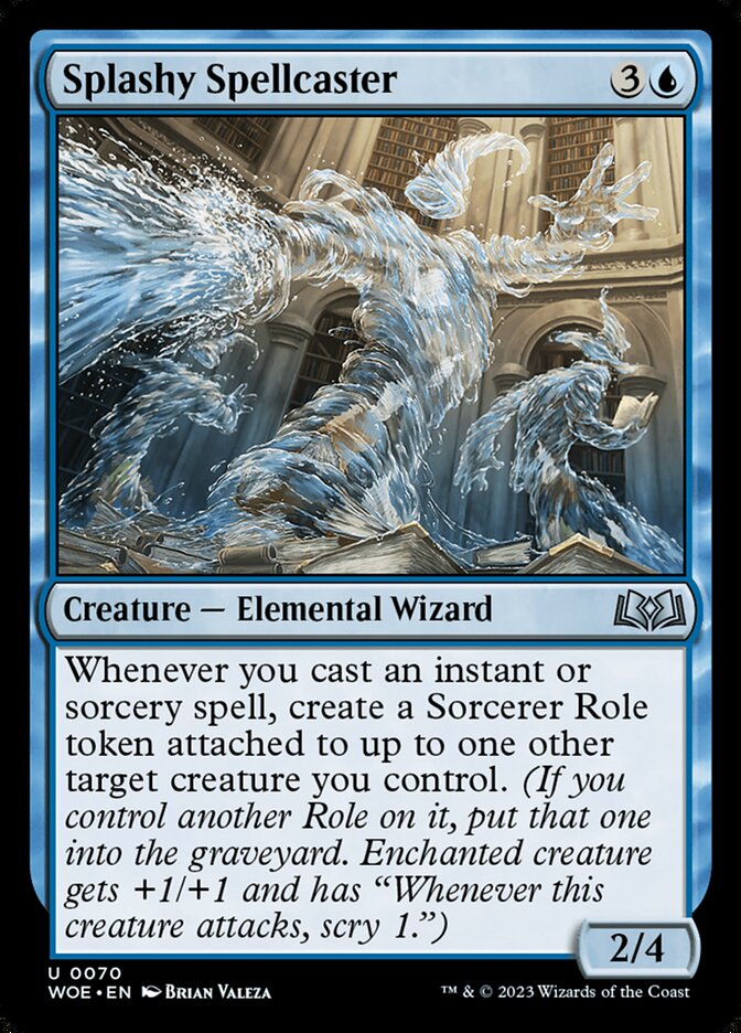 Splashy Spellcaster Magic The Gathering