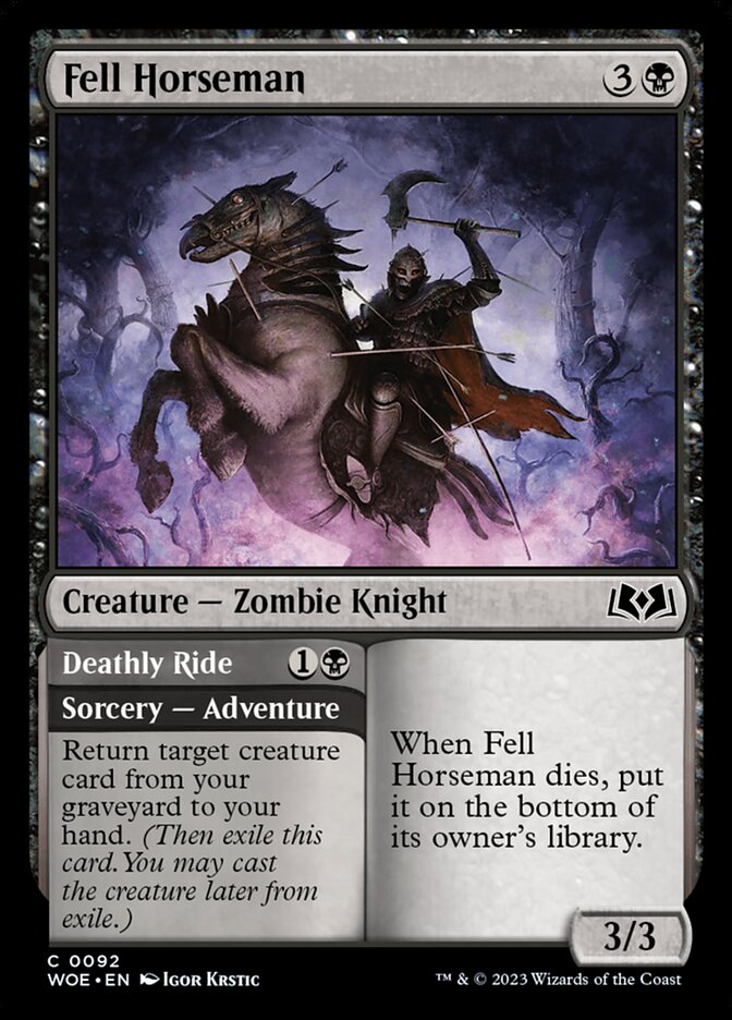 Fell Horseman Magic The Gathering