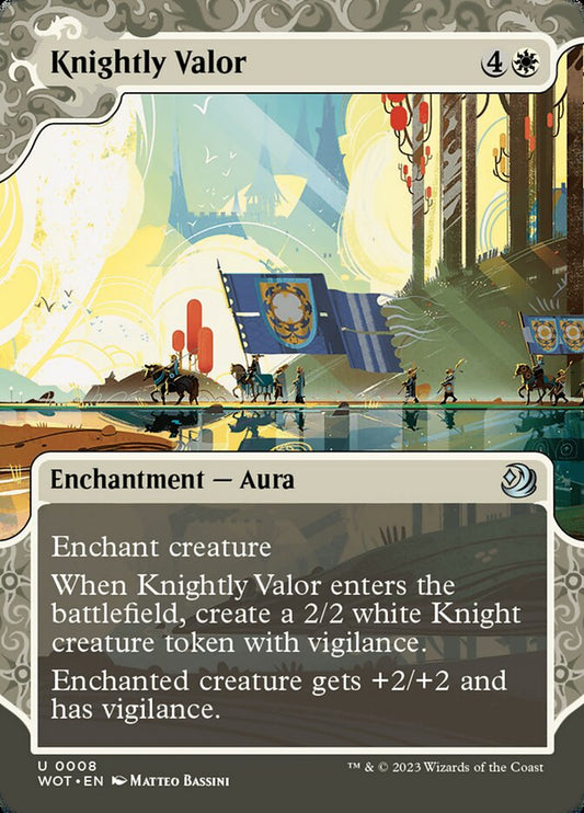 knightly Valor (Enchanting Tales) Magic The Gathering