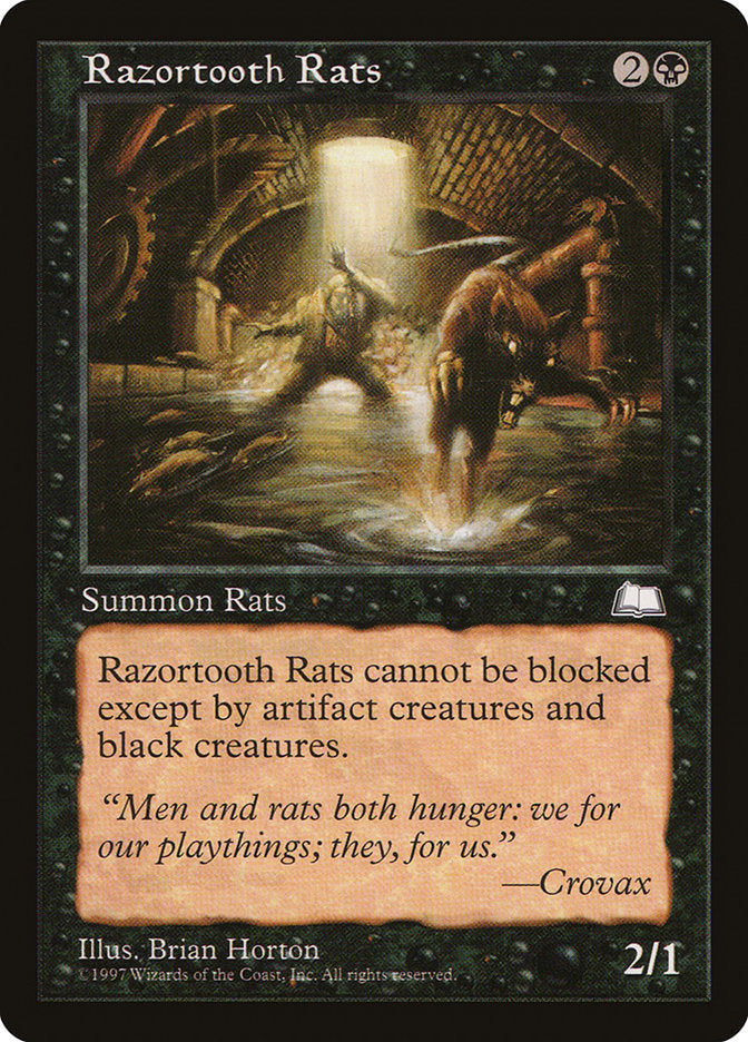 Razortooth Rats Magic The Gathering