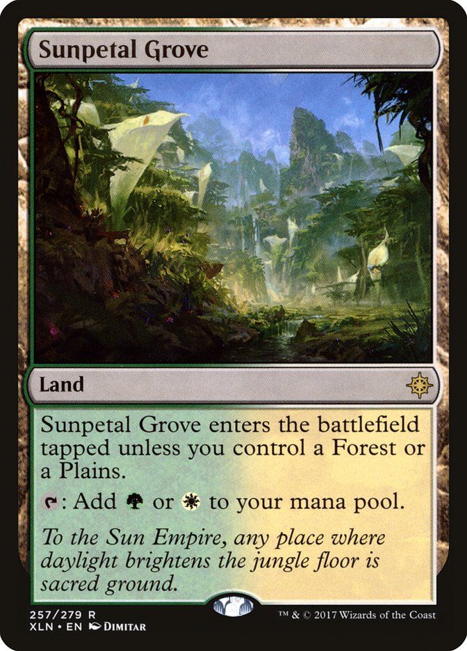 Sunpetal Grove (Foil) Magic The Gathering