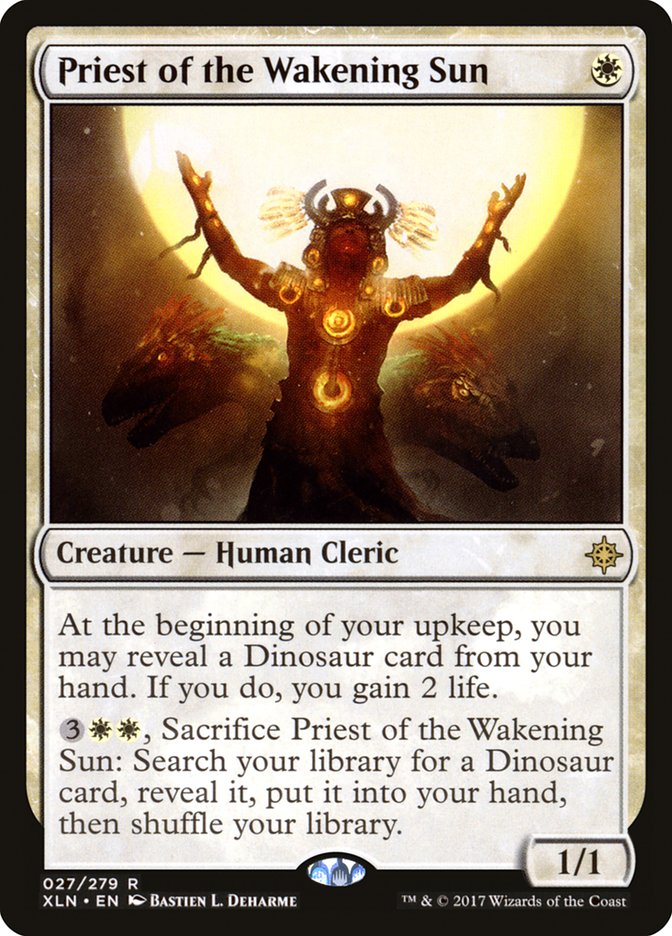 Priest of the Wakening Sun Magic The Gathering